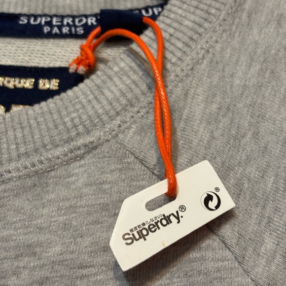 SUPERDRY PARIS NWT Florence Crew Neck Sweatshirt - Picture 7 of 10